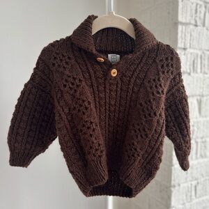Nonia Newfoundland Hand Knit Wool Sweater | Baby 12–18M